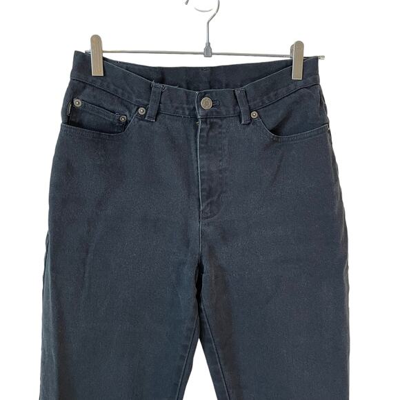 VTG RALPH LAUREN Lauren Jeans Co Womens Straight Jeans High Rise Black 6 Y2K - Picture 3 of 10